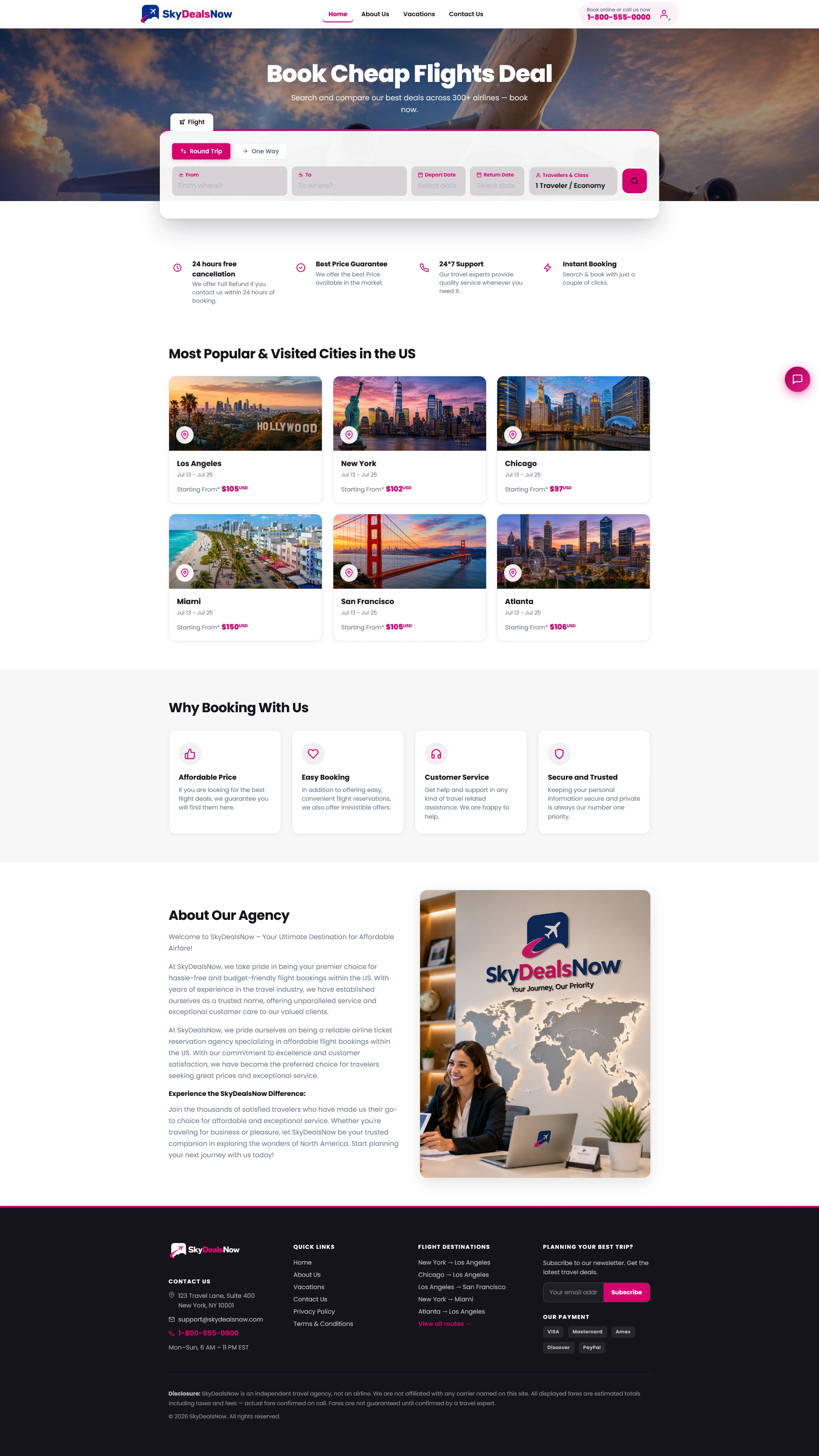 Sky Deals Now — website by Almighty Webions