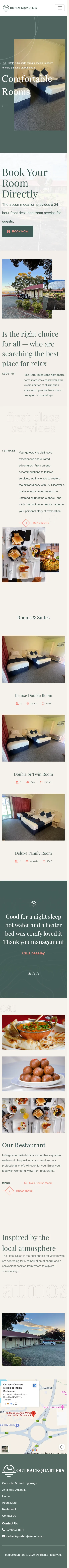 Outback Quarters Motel mobile view