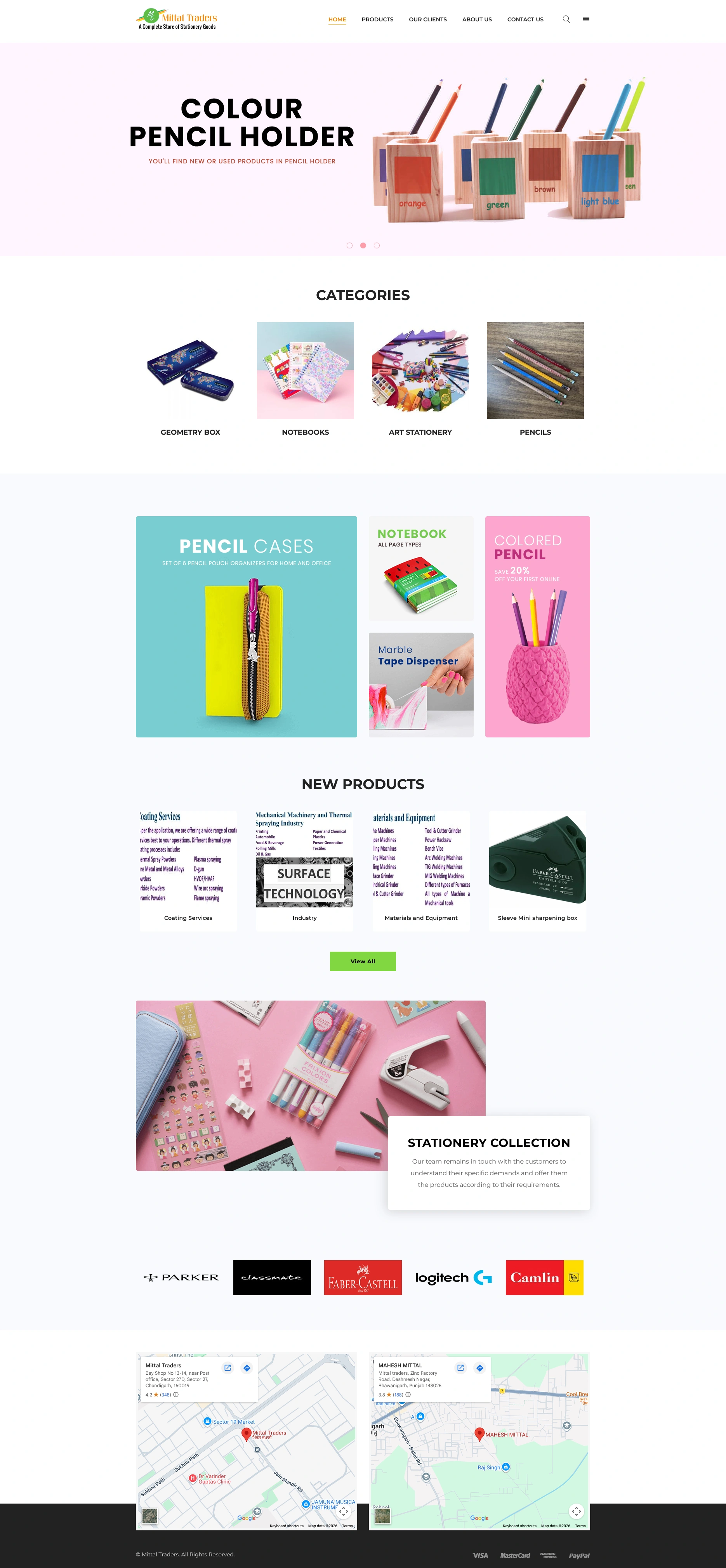 Mittal Traders — website by Almighty Webions
